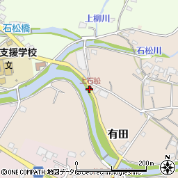 上石松周辺の地図