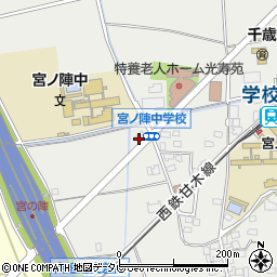 福岡県久留米市宮ノ陣町五郎丸1577周辺の地図