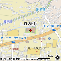 介護保険サービスセンター花月園　日田市西部地域包括支援センター周辺の地図