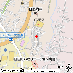 大分県日田市天神町58-5周辺の地図