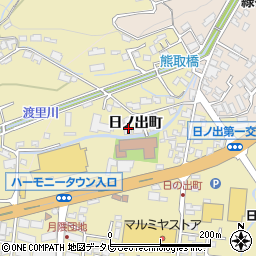 大分県日田市渡里136周辺の地図