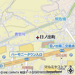 大分県日田市渡里133周辺の地図