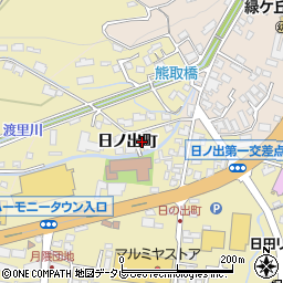 大分県日田市日ノ出町138周辺の地図