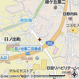 大分県日田市渡里29周辺の地図