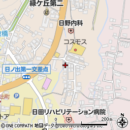 大分県日田市天神町58-8周辺の地図