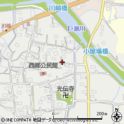 福岡県久留米市田主丸町中尾1055周辺の地図