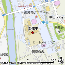 松浦市立志佐小学校周辺の地図