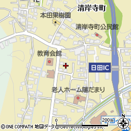 大分県日田市渡里1032周辺の地図