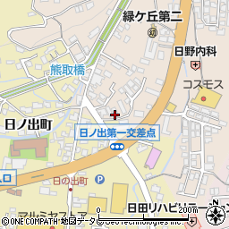大分県日田市天神町180周辺の地図