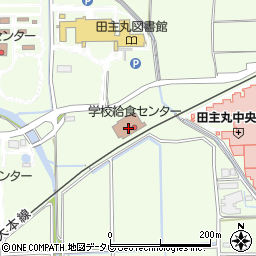 田主丸学校給食共同調理場周辺の地図
