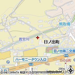 大分県日田市日ノ出町133-3周辺の地図