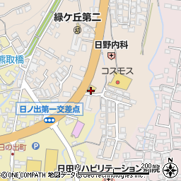 ジョイフル日田天神店周辺の地図