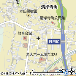 大分県日田市渡里1025周辺の地図