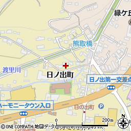 大分県日田市日ノ出町182周辺の地図