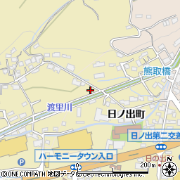 大分県日田市渡里131周辺の地図