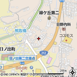 大分県日田市天神町162-7周辺の地図
