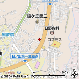 大分県日田市天神町155-5周辺の地図