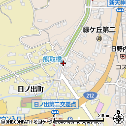 大分県日田市天神町173周辺の地図