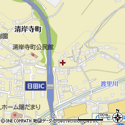 大分県日田市渡里230周辺の地図