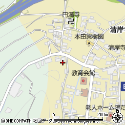 大分県日田市渡里1078周辺の地図