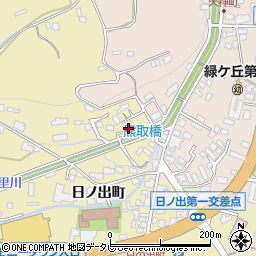 大分県日田市渡里192周辺の地図