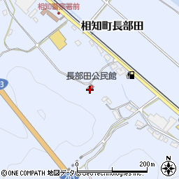 長部田公民館周辺の地図