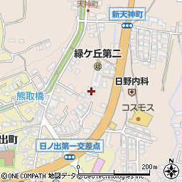 大分県日田市天神町163-1周辺の地図