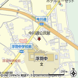 今川通公民館周辺の地図