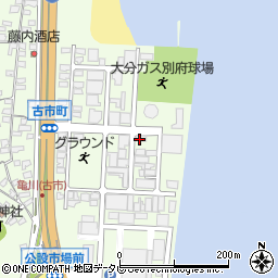 株式会社江藤酸素　別府医療営業所周辺の地図