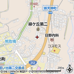 大分県日田市天神町164周辺の地図