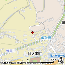 大分県日田市渡里267周辺の地図