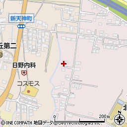 大分県日田市西有田100-3周辺の地図