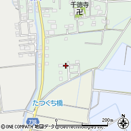 福岡県久留米市北野町十郎丸1876-1周辺の地図