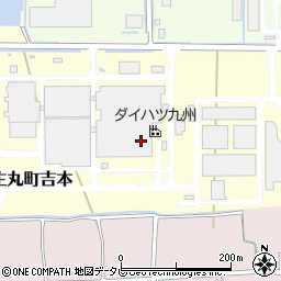 福岡県久留米市田主丸町吉本周辺の地図