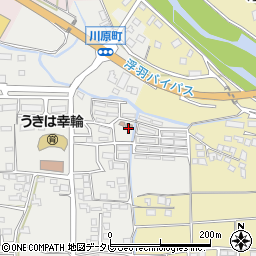 千足新町公民館周辺の地図