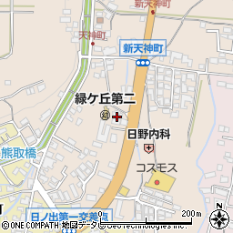 大分県日田市天神町152-1周辺の地図