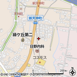 大分県日田市天神町34-1周辺の地図