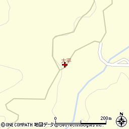 大分県宇佐市安心院町寒水1067周辺の地図