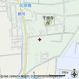 福岡県久留米市北野町十郎丸1955周辺の地図