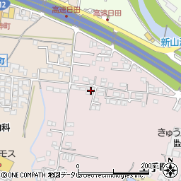 大分県日田市西有田201-7周辺の地図