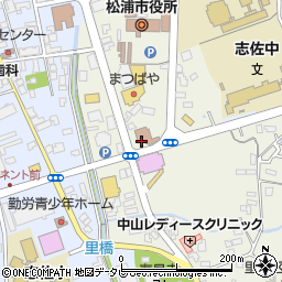 松浦郵便局 ＡＴＭ周辺の地図