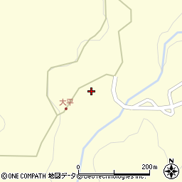 大分県宇佐市安心院町寒水1082-1周辺の地図