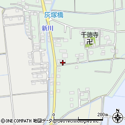 福岡県久留米市北野町十郎丸2089周辺の地図