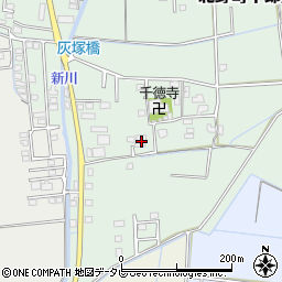 福岡県久留米市北野町十郎丸2087-2周辺の地図