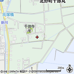 福岡県久留米市北野町十郎丸2058周辺の地図