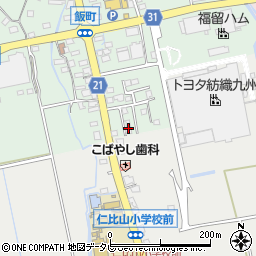 佐賀県神埼市神埼町的57-7周辺の地図