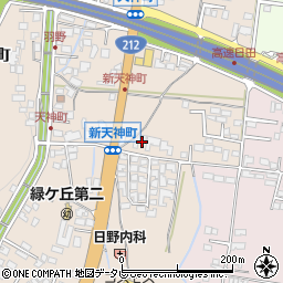 大分県日田市天神町54周辺の地図