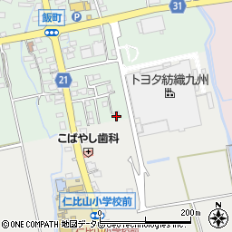 佐賀県神埼市神埼町的57-24周辺の地図