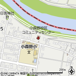 小森野校区コミュニティセンター周辺の地図