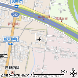 大分県日田市天神町12周辺の地図